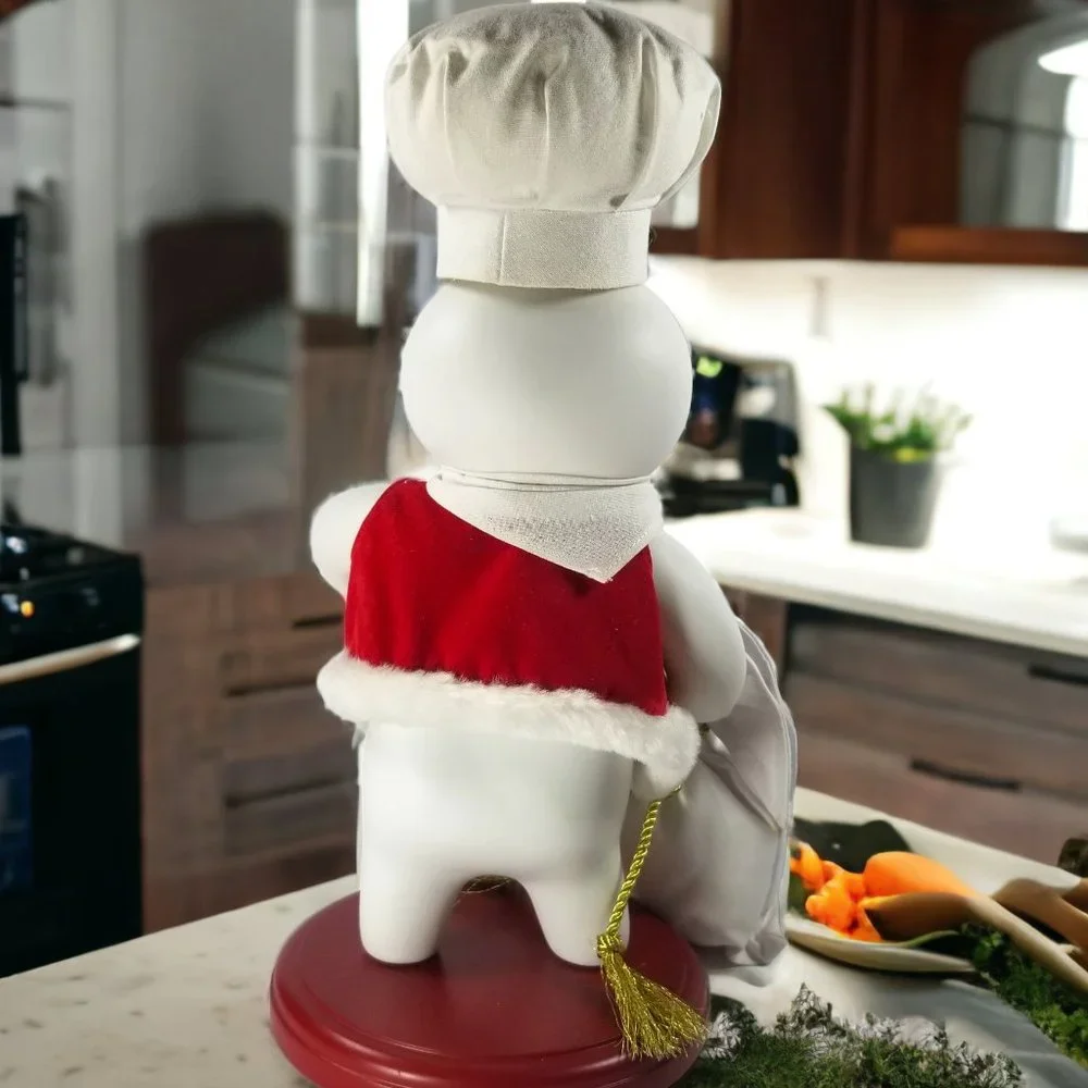 Rare Santa Doughboy Porcelain Collector’s Doll L.E. Danbury Mint & Pillsbury Co.